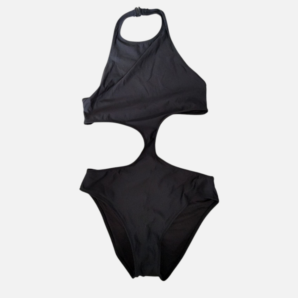 SKIMS Recycled Swim Halter Monokini Swimsuit - NEW - Picture 3 of 15